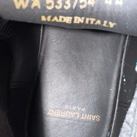 Saint Laurent Suede Chelsea Boots - Picture 15 of 15